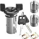 Ignition Switch & Door Lock Cylinders with Keys fit for 1982-2002 Chevy, for 1982-2000 GMC, for 1985-1991 Buick, for 1985-1987 Cadillac, Replace OE 924-791 12300443 D1414B 701400 LC1430 LC1428