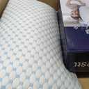 Nestl Cooling Pillow for Sleeping 1 Pack, Luxury Shredded Memory Foam Pillows Standard Size, Adjustable Cold Gel Pillows for Hot Sleepers Supportive Cool Pillow for Side Back Stomach Sleepers, Standard 20"x28"