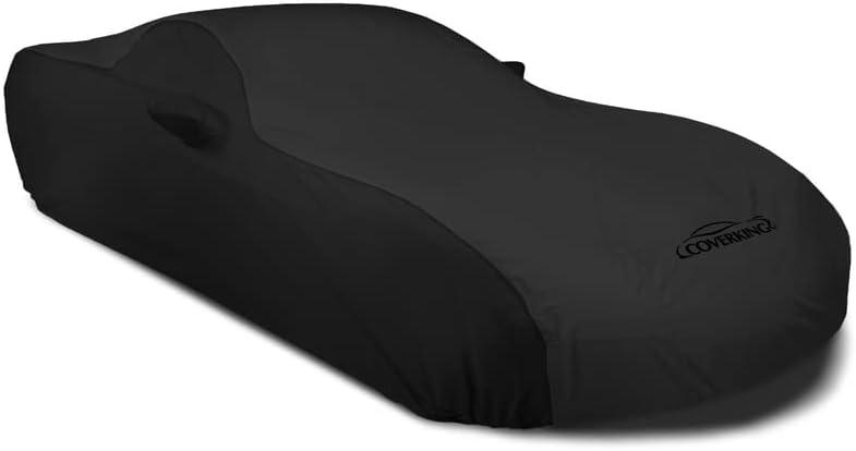 Coverking Custom Fit Exterior Car Cover Designed for Select Ford Mustang Model Vehicles: Stormproof Fabric, Black Sides with Charcoal Center