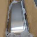 Stainless Steel Sifting Litter Box with Lid, Metal Litter Pan with Scoop for Big Cats Multi Cat, Extra Large Cats Litterbox Odor Control Easy Clean (23 * 15.7 * 16.7inch-Full Enclosed, X-Large)