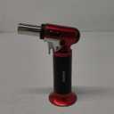 Semlos Butane Torch with Fuel Gauge, Refillable Kitchen Torch Lighter with Safety Lock and Adjustable Flame for DIY, Creme Brulee and Soldering(Butane Gas Not Included) (S-907 Red)
