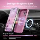 Magnetic for iPhone 14 Pro Case, Compatible with MagSafe, [Full Camera Protection][Screen Protector] Silicone Shockproof Protective Phone Case for iPhone 14 Pro 6.1", Blackcurrant