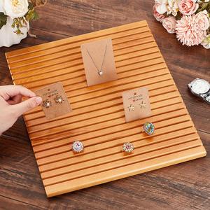 PH PandaHall 22-Slot Wooden Quilting Ruler Stand, 13.7 x 11.8 inch Large Ruler Rack Wood Rulers Template Organizer Wooden Slat with Tracks for Sewing Table Cutting Table Home Office Desk Stand