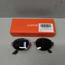 livho 2025 Trendy Oval Sunglasses - Stylish Polarized Shades for Everyday - Retro Metal Frames