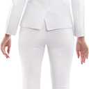 Marycrafts Women's 2 Buttons Business Blazer Pant Suit Set for Work
