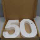 50th Birthday Decorations Woman Man,Marquee Numbers for 50th Wedding Anniversary Decorations,Light Up Numbers 50 Sign for Party Backdrop Wall Decor,50 Birthday Centerpieces Table Decoration