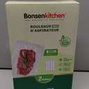 Bonsenkitchen Vacuum Sealer Bags Rolls, 11 in x 50 ft Rolls 2 pack Durable Food Sealer Bags, Commercial Grade, Heavy Duty, BPA Free, Seal a Meal, Great for Food Storage & Sous Vide Cooking, VB24