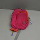 Peicees Small Sling Backpack Waterproof Unisex Shoulder Bag Chest Crossbody Daypack (Rose Red)