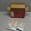 Flameless Candles with Remote, Christmas Nutcracker Candy-Colored Glass LED Pillar Candles, Battery Operated Flickering Flameless Candles for Holiday Decor, Xmas Tree Decorations