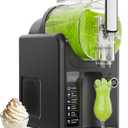 Slushie Machine & Ice Cream Maker Machine 2-IN-1, 6 Modes for Smoothies, Milkshakes, Cocktails, Margarita, and Ice Cream, No Ice Needed, Self-Cleaning, For Home Use