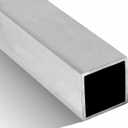 Zonon 6063 Aluminum Square Tubing 3/4" x 3/4" x 1/16" Wall, 48 Inch Length, Silver Aluminum Square Tube for DIY, Furniture, Structural Projects