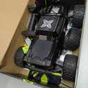 RIAARIO 1/10 Brushless RC Cars, Monster Truck, 50+ MPH, 4WD, Waterproof, Carbon Fiber, Black, Ages 8+