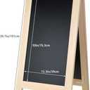 20x40 Inch Chalk Board Sign, Chalkboard Signs, A Frame Menu Easel, Sandwich Outdoor Large Standing Blackboard, Business for Outside Businesses Sidewalk - Pizarras Pizarrones Negocios