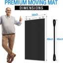 Oversized Large Appliance Slider with Pull Strap,Furniture Moving Slides for Floor Protection Premium Moving Mat for Tile Carpet and Hardwood Floor