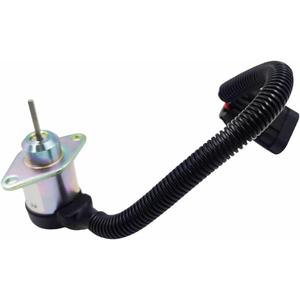 12V 7000769 1J710-60011 Fuel Shut Off Solenoid for Kubota Engine V2607 Bobcat Loaders S160 S185 S205 S510 S530 S550 S570 S590 S630 S650 T180 T190 T550 T590 T630 T650 Work Machine 5600 5610