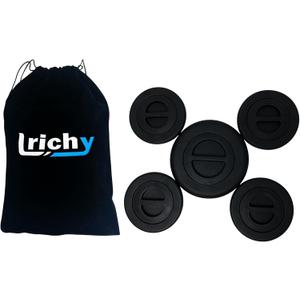 Bed Plug Cover Kit with Storage Bag for 2014-2025 Dodge Ram 2500 3500 Pickups Replacement 68225506AA, Puck System Gooseneck Covers for Truck with 5th Wheel/Gooseneck Tow/Trailer Tow Setups