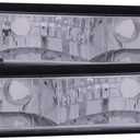 Anzo USA 511033 Chevrolet Black Parking Light Assembly - (Sold in Pairs)