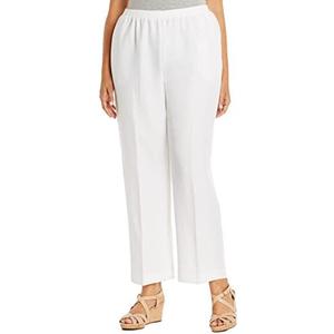 Alfred Dunner Women's Plus Size Poly Proportioned Medium Pant