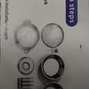 Round Chafing Dishes for Buffet 5 Qt,High Grade Chafing Dish Buffet Set, Full Size Pan,Rolled-Edge Design Food Warmers for Parties,Buffet,Wedding,Birthday,Camping 4 PACK (Gold-Glass)