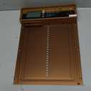 Solar Powered Automatic Chicken Coop Door, LCD Display, Timer & Light Sensor, 20-m Remote Control, Electirc Door,4 Modes, USB Rechargeable Battery, Brown