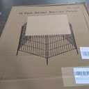 10 Panels No Dig Garden Fence Animal Barrier, 28in(H) 19.6ft(L) Decorative Metal Outdoor Dog Fence, Rustproof Pet Fencing for Yard, Patio, Flower Bed -Temporary Fencing| Easy to Install
