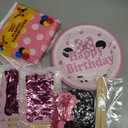 Pink Birthday Party Decor Topper for Girls (3rd)