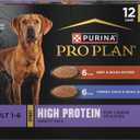 Purina Pro Plan Sport High Protein Wet Dog Food, Beef and Bison Entre and Turkey, Duck and Quail Entre Variety Pack - (Pack of 12) 13 oz. Cans (EXP 02/29/28)
