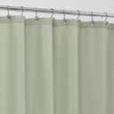 ALYVIA SPRING Sage Green Fabric Shower Curtain Liner Waterproof - Soft & Light-Weight Cloth Shower Liner with 3 Magnets, Hotel Quality & Machine Washable - Standard Size 72x72, Desert Sage