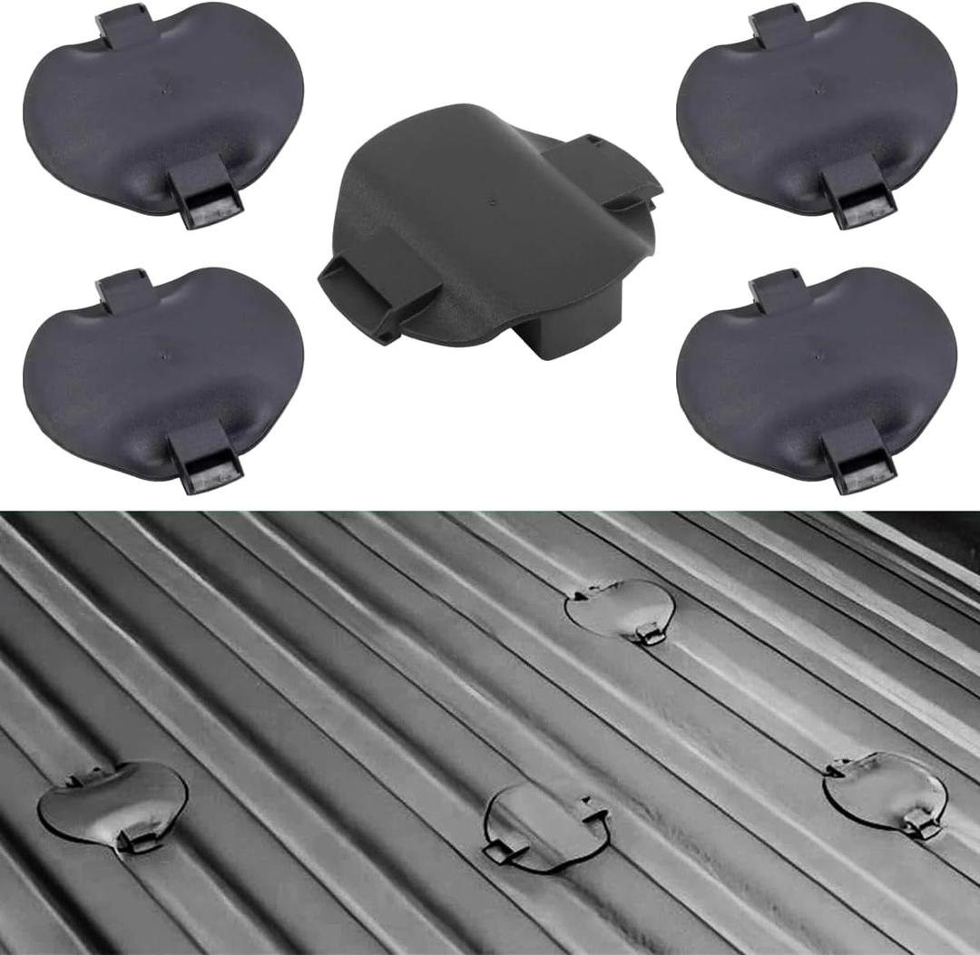 5th Wheel Hitch Mount Covers for 2020-2025 GMC Sierra 3500HD 2500HD for Chevrolet Silverado 3500HD 2500HD 84756187 84756188