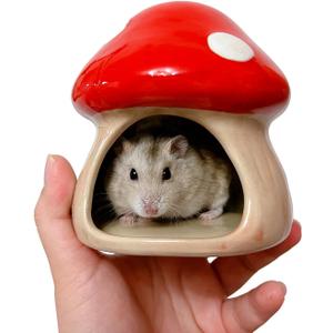 Ceramic Hamster Hideout - Small Animal Houses & Habitats for Mice, Gerbils, Lemmings or Other Small Pets - Accessories