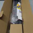 Refrze Industrial Blackout Curtain Rod, 34-48 Inch, 1 Inch Diameter, Heavy Duty, Adjustable, Wrap Around, Black