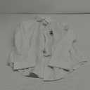 Calvin Klein Men's Non Iron Stretch Slim Fit Dress Shirt French Cuff Shirt, White, 17.5" Neck 34"-35" Sleeve, XL, White