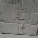 Nervure 100Pcs Ivory and Gold Plastic Plates - 10.25inch Disposable Ivory Dinner Plates - Heavy Duty Plastic Plate Ideal for Wedding & Party