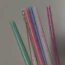 Reusable Silicone Drinking Straws, 12 Pcs Eco Friendly Silicone Straws 2 cleaning Brushes,for 30oz and 20oz Tumblers, Rtic,Yeti, Ozark, (Two-tone Dot, 10 inches)