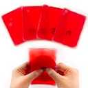 Reusable Click Instant Heat Packs, Pocket Hand Warmers, Snap It Hot/ Cold Gel Heating Pad for Adults & Kids, Instant Hot Pad, Hot Compress, Hand Click Gel Warmers for Body (Large RED 4PCS)
