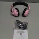 Wireless Headset with Mic for Work with AI Noise Cancelling Mic for Clear Calls, Bluetooth V5.3 Headphones with Microphone to USB A/C Dongle & Mic Mute for Computer Laptop PC iPhone (Pink Black)