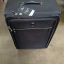 Travelpro Platinum Elite Softside Expandable Checked Luggage, 8 Wheel Spinner Large Suitcase, TSA Lock, Men and Women, Shadow Black, Checked Large 29-Inch
