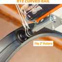 Garage Door Curved Track R12 Pair
