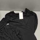 BTFBM Women's Maxi Dresses Spring 2026 Long Sleeve Ruched Bodycon Solid Ruffle Mermaid Cocktail Wedding Guest Dress (XX-Large, Black)