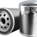 Motorcycle Oil Filters Replacement for Harley FLDE FLFB Road King FLHX Street FXBR, Chrome, Easy Install