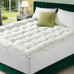 3 Inch Mattress Topper - Viscose Made from Bambu,(King,78"x80")