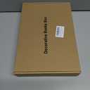 Set of 3 Linen Decorative Books for Home Decor,Modern Faux Decorative Book Stack for Decoration,Fashion Design Fake Books for Coffee Table/Bookshlef/Mantel Decor (Camel)