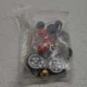 MEMOVAN Racing Wheel Cake Topper 27PCS Race Car Cake Toppers Tyre Cake Decorations Checkered Flag Car Cake Cupcake Decoration for Man Boy Kid Racing Car Theme Birthday Supplies