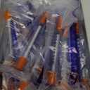 120 PACK U-100 Syringes, 30G 5/16" (8mm) 1ml/cc Disposable Syringe, Individual Wrapped, Lab Supplies
