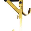 Christmas Stocking Holder - Decorative Fireplace Stocking Hanger, Metal Mantel Hook | Non-Slip Decoration Display Stand, Rustic Holiday Sock Display, Indoor Hanging Rack for Family Stockings,