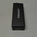 PORADAY Rectangle Sunglasses for Women Men Vintage Rimless Square Sun Glasses Candy Color (A1 Black)