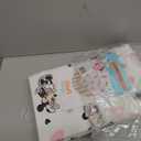 Disney Minnie Mouse My Happy Place Pink, Black, Gray, and White 100% Cotton Nursery Fitted Crib Sheet