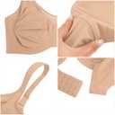 ProKloud Minimizer Bras for Women Full Coverage Unlined Plus Size Supportive Underwire Bras for Everyday 40DD