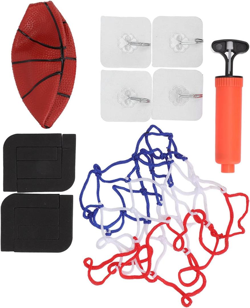 Indoor p Set, Wall Mounted p, Transparent Backboard with Bouncy, Includes and Inflator for Boys Girls Birthday