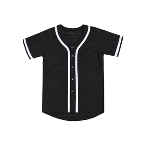 Kids Baseball Jersey Button Down Hip Hop Personalized Sport T Shirts Tops Baseball Shirt for Boys Girls Toddler, 6